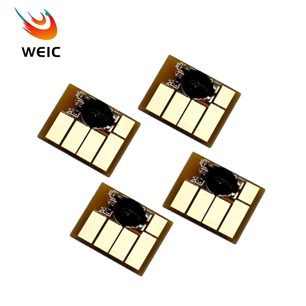 HP 10 82 4 Teil/satz Tintenpatrone Permanent Chip für HP 10 82 Für HP Designjet 500 500PS 800 800PS Drucker