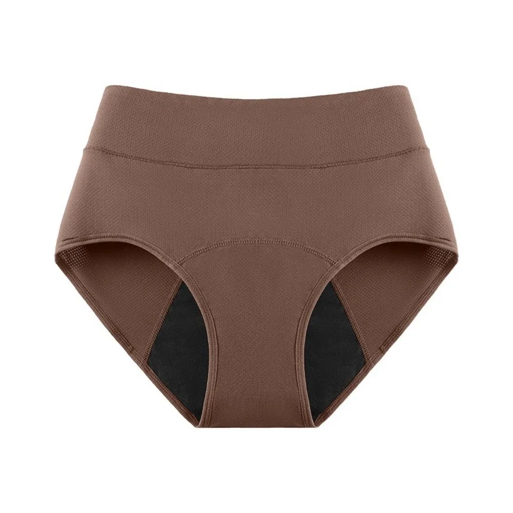 Durable 3 Layers Period Underwear Breathable High Waist Leak Proof Panties Comfortabl Reusable Incontinence Underwear for Women