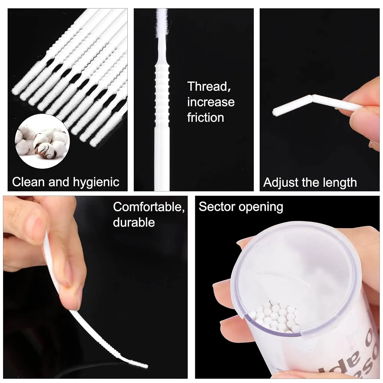 Micro escova descartável para remoção de cílios, cotonete, microbrush, varinhas de rímel, aplicador de extensão de cílios, ferramentas de pincéis de maquiagem