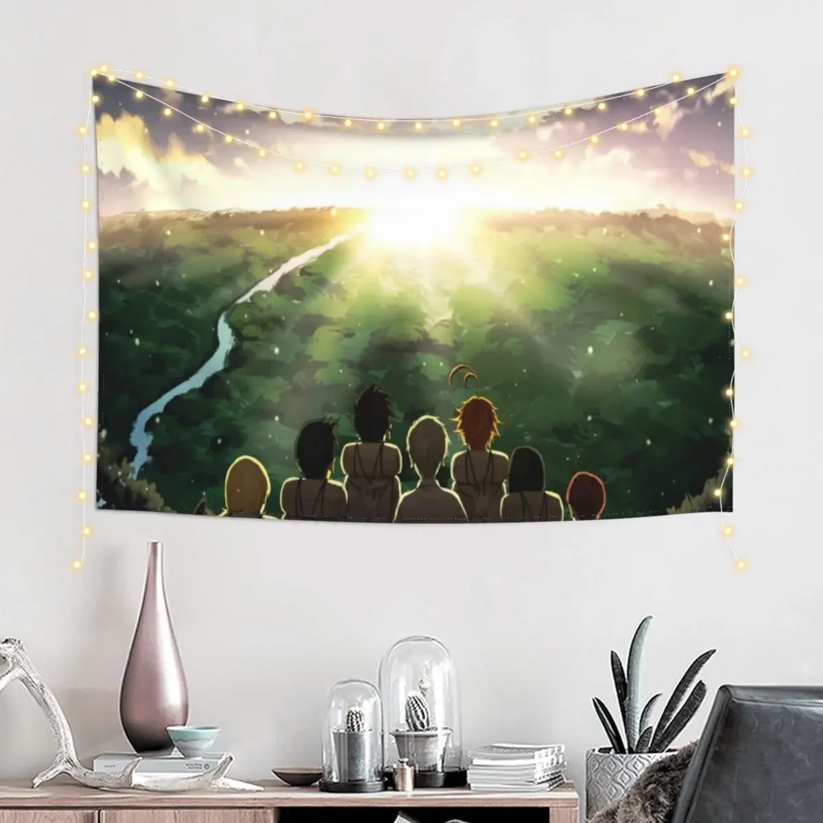 The promised neverland Yakusoku no Nebārando Tapestry Custom Bedrooms Decorations Carpet Wall Tapestry