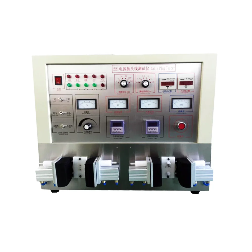 

Cheep Price Sale Tester Equipment UK Power Cord EU Plug Testing Machine Plug Cable Tester Equipment