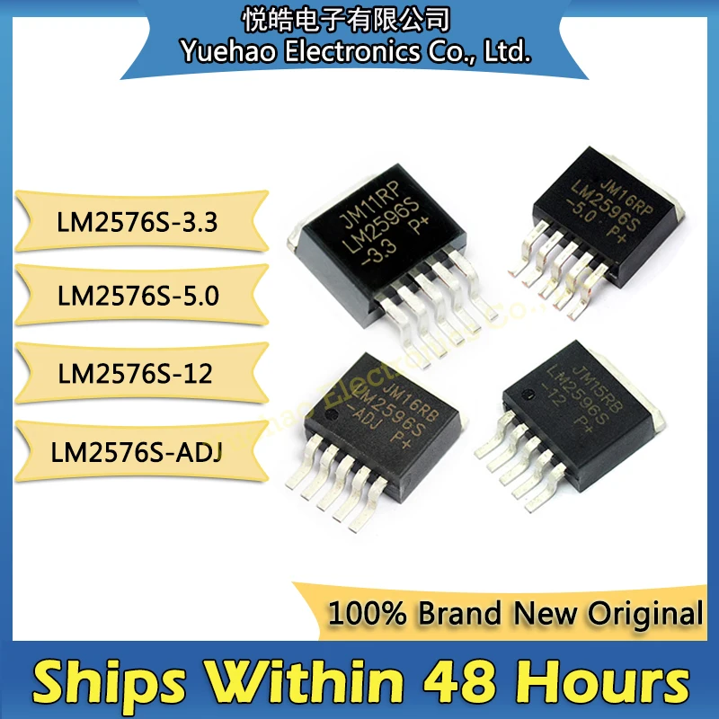 New Original LM2576S-3.3 LM2576S-5.0 LM2576S-12 LM2576S-ADJ LM2576S LM2576 IC TO-263-5