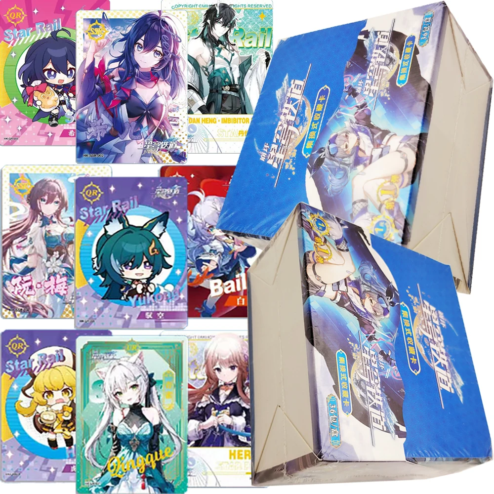 Popular Trendy IP Honkai Star Rail‌ Collection Cards Science Fiction Adventure Action Game Limited Edition Character Cards Gifts