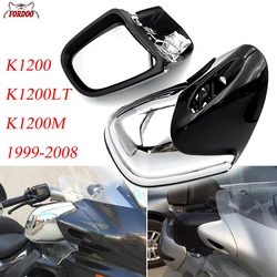 Chrome Motorcycle Rearview Side Mirrors For BMW K1200 K1200LT K1200M 1999 2000-2008 03 04 05 06 07 Accessories