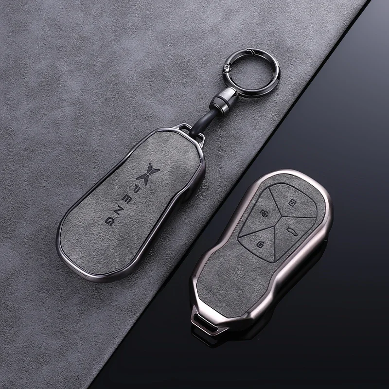 

For Xpeng Xiaopeng P7 X9 G6 P7i P5 G3i G9 High-End TPU Key Case Cover Keychain Protection Shell Bag Car Accessories