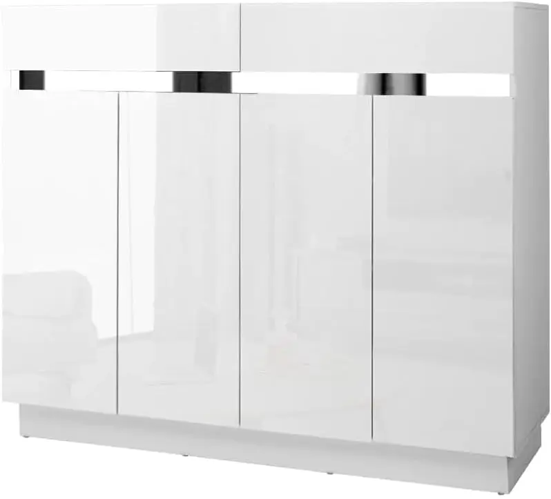 تخزين خزانة حوامل صندوق درج منظم الأحذية الرف أدراج المنظمون 120 سنتيمتر عالية اللمعان خزانة الأبيض المدخل ديكور المنزل السرير