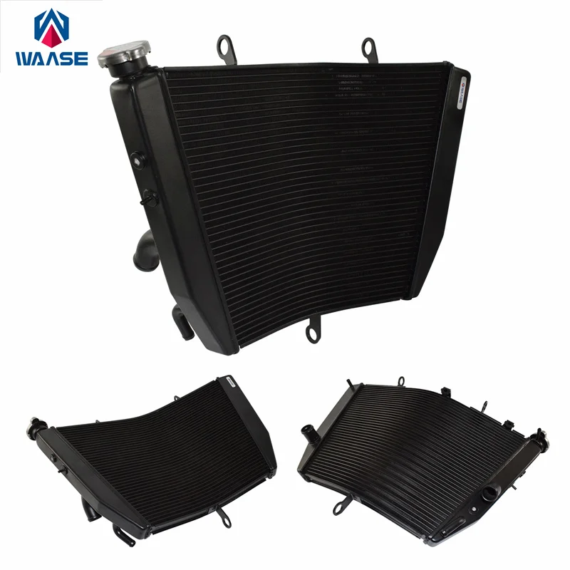 WAASE Radiator Cooler Cooling Water Tank Spare Part For Suzuki GSXR600 GSXR750 GSXR GSX-R 600 750 2011 2012 2013 2014 2015-2022