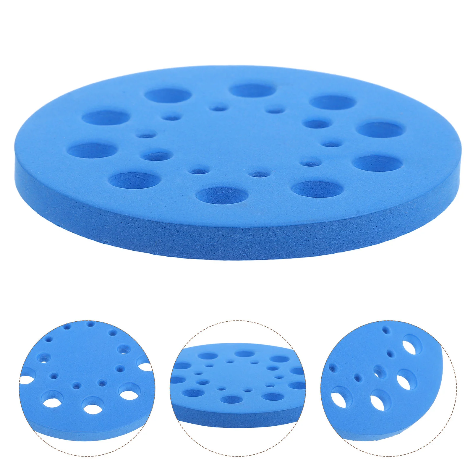 Foam Centrifuge Rack 20 Holes Floating Laboratory Test Tube Holder Washable Water Floating Vial Holder for Lab Equipment Storage