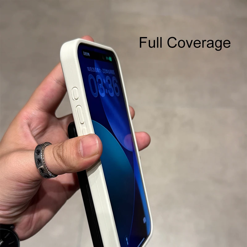 Metal Magnectic Kickstand Case for iPhone 17 Air 16 15 14 Plus 13 12 Pro Max 11 For Magsafe Charge Liquid Silicone Soft Cover