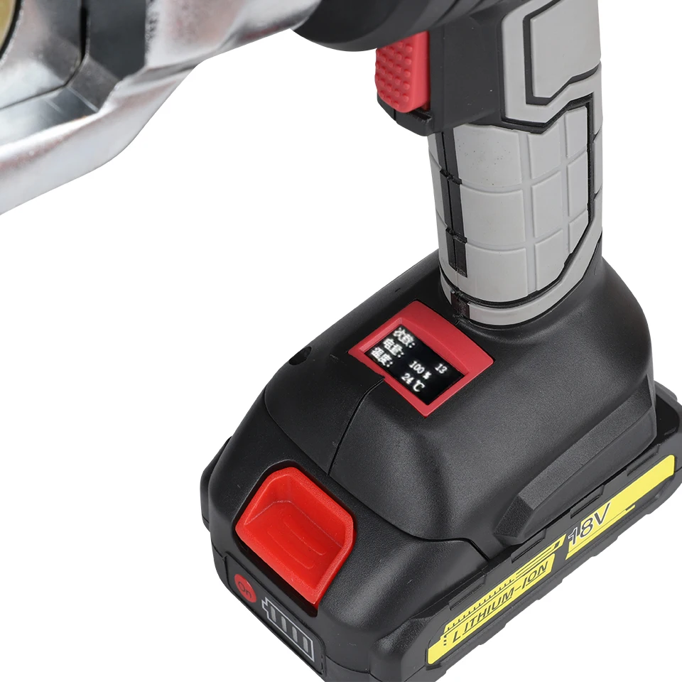 EK-300B Battery-Powered Hydraulic Crimping Tool (16-300mm²) - Cordless Cable Lug Crimper - view 4