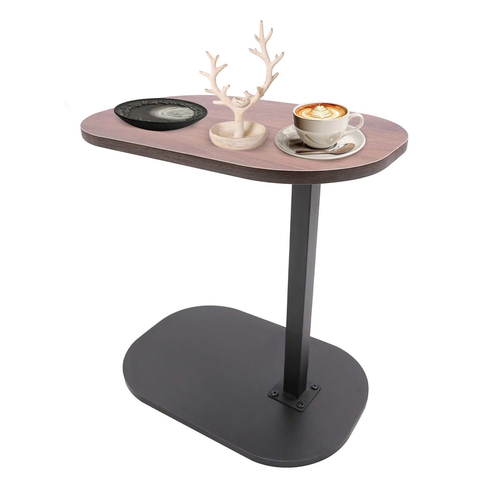 7kg/15.43lbs C-shaped Beistelltisch Freistehend Kleiner Coffee Table Height Adjustable Beistelltisch Mit Round Kanten
