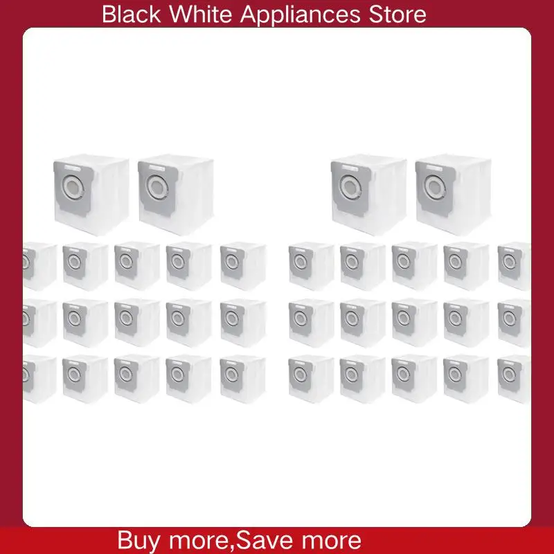 

34 Pack Vacuum Bags For Irobot Roomba Bags I7 I7+ I3 I3+ I4 I4+ I6 I6+ I8 I8+ J7 J7+/Plus S9 S9+ I & S & J Series Parts-CLIM