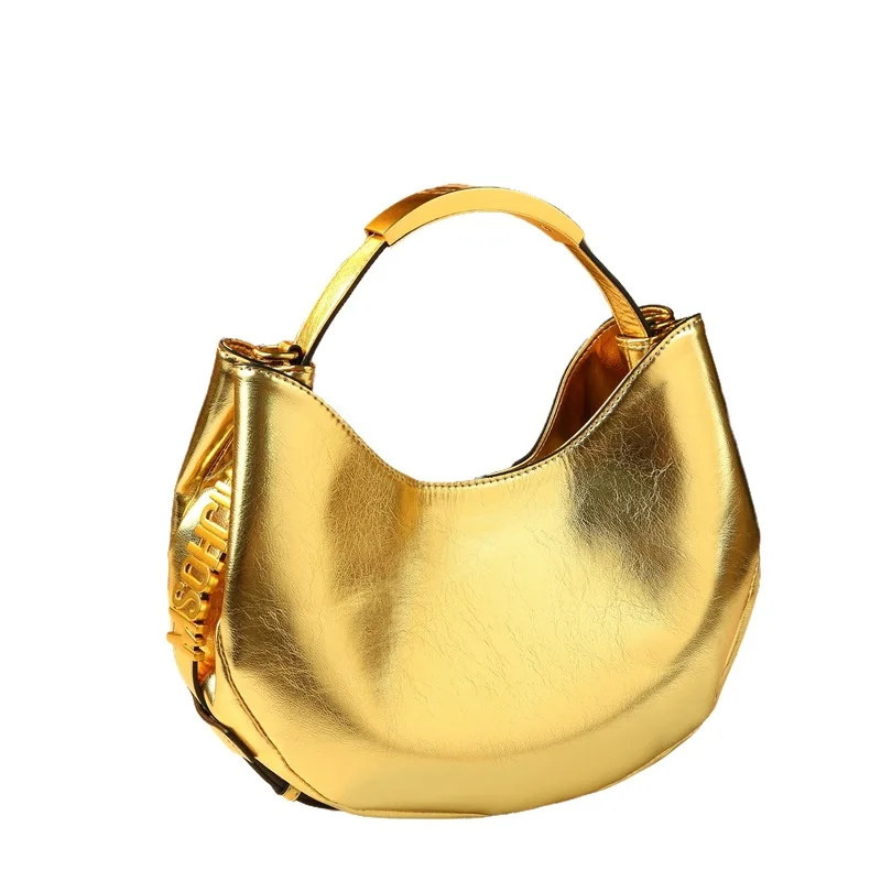 High-quality, stylish and versatile women's handbag 2026 new model, elegant shoulder bag with letter print, crossbody horseshoe