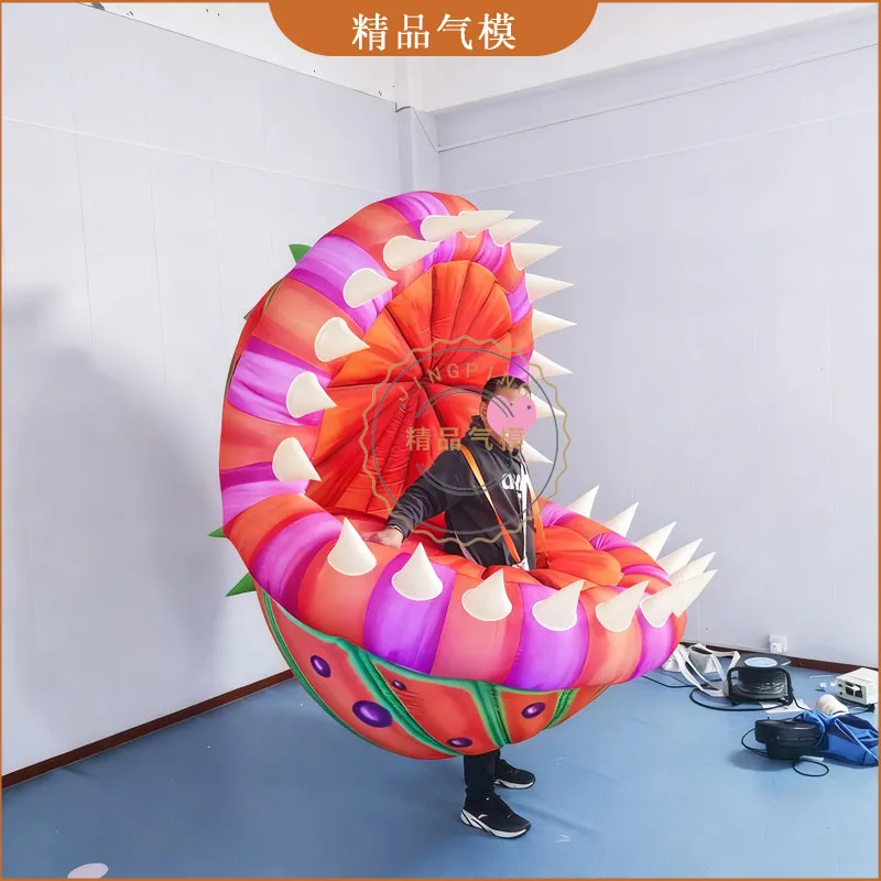 Cannibal flower inflatable costume adult performance parade festival performance props color