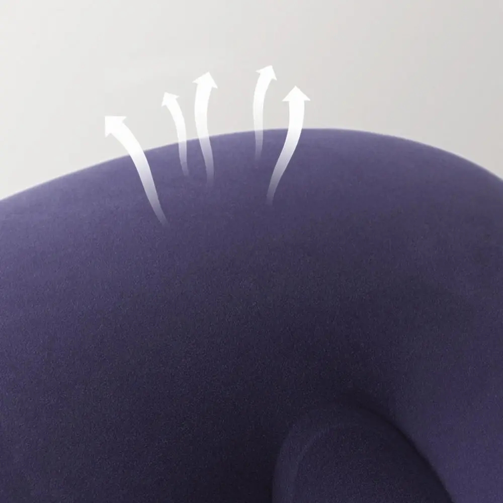 Couples Gifts PVC Flocking Air Cushion Pillows 6 Colors Square Silicone Pillow Soft Inflatable Magic Cushion Household