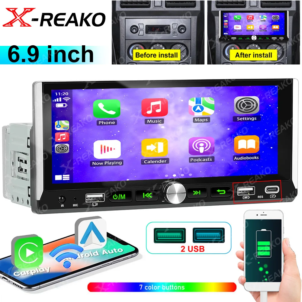 X-REAKO 1 Din 6.9