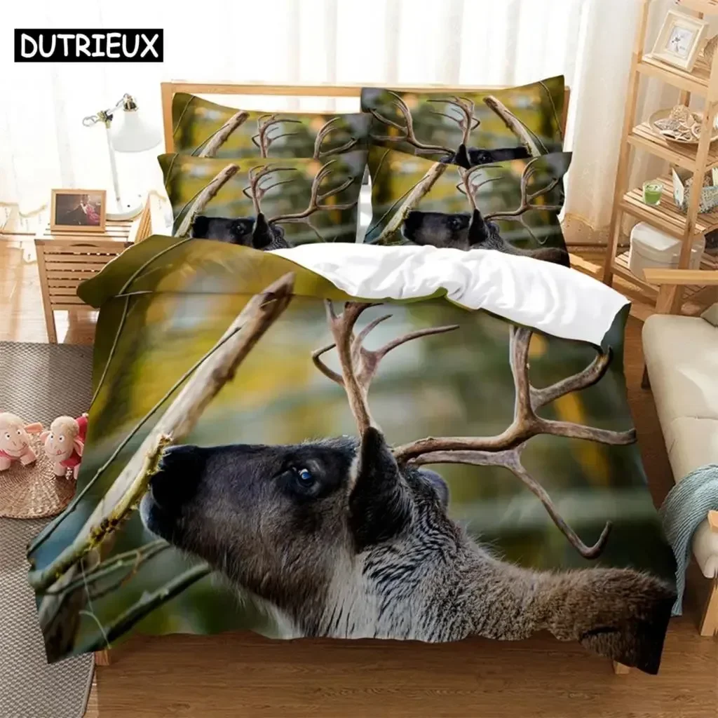 

Animals Fashion Comfortable Duvet Quilt Cover Pillowcase Bedding Set Children Bedroom Decoration Home Textile
