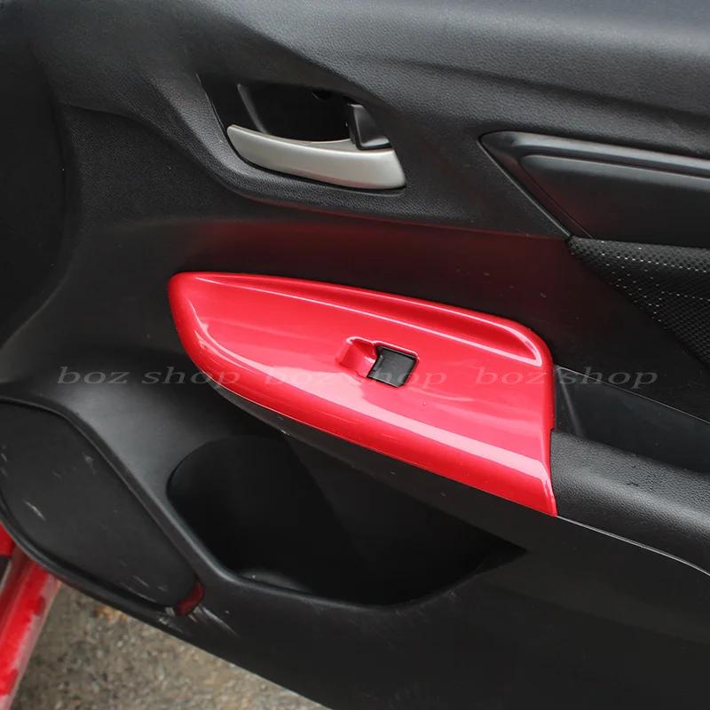 Per Honda Fit 2014 2015 2016 2017 2018 2019 adesivi decorativi di sollevamento del vetro dell\'auto accessori speciali per auto di modifica d\'interni