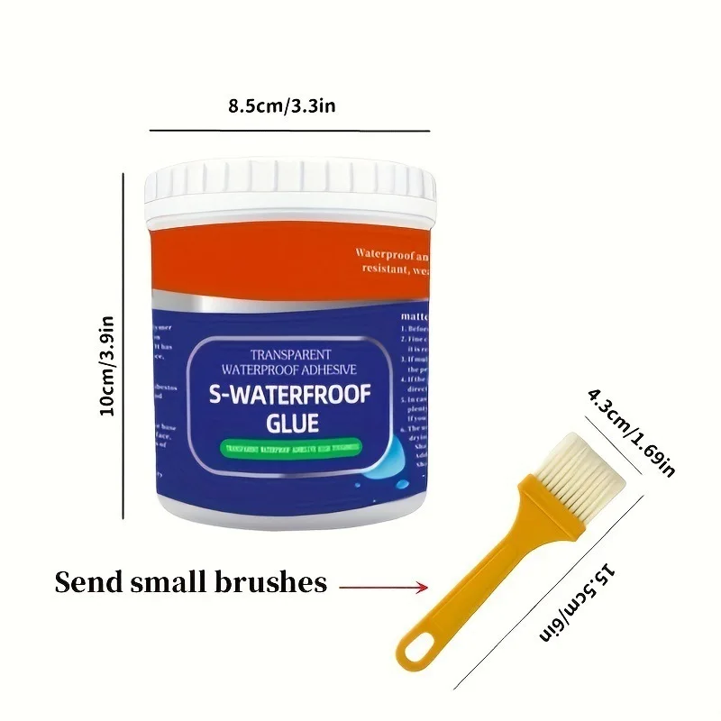 Invisible Waterproof Agent Kitchen exterior transparent wearresistant roof waterproofing adhesive Bathroom Repair Tools