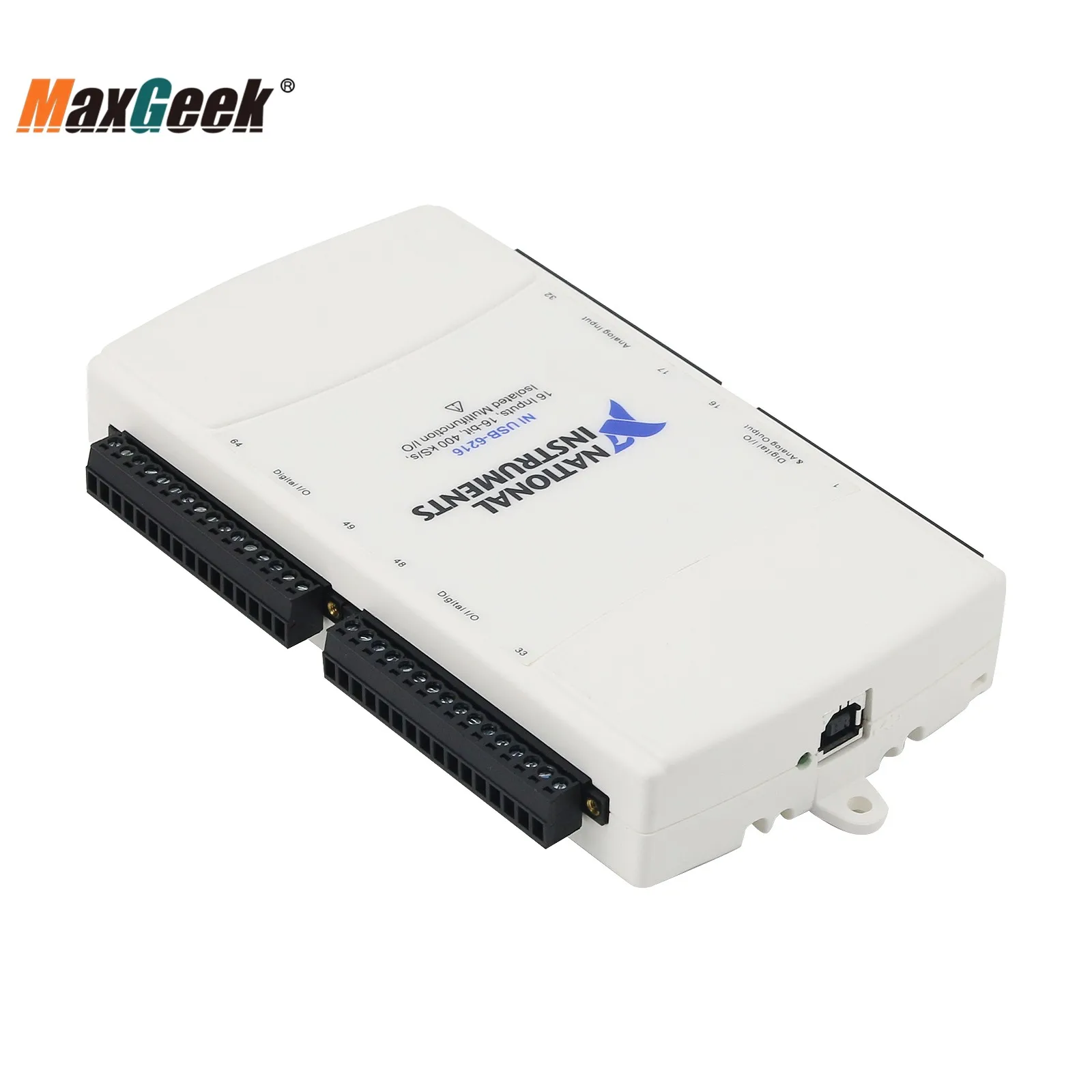 Maxgeek USB-6216 OEM Data Acquisition Card DAQ USB 16 Inputs 16Bit 400KS/s Isolated Multifunction I/O for NI