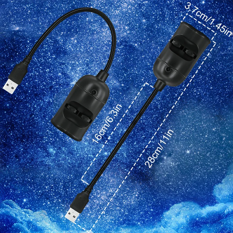 

Double Lens USB Galaxy Lamp Projector Led Newest Globe Star Moon Night Light For Home Decoration Room Decor Wall Lighting Gift