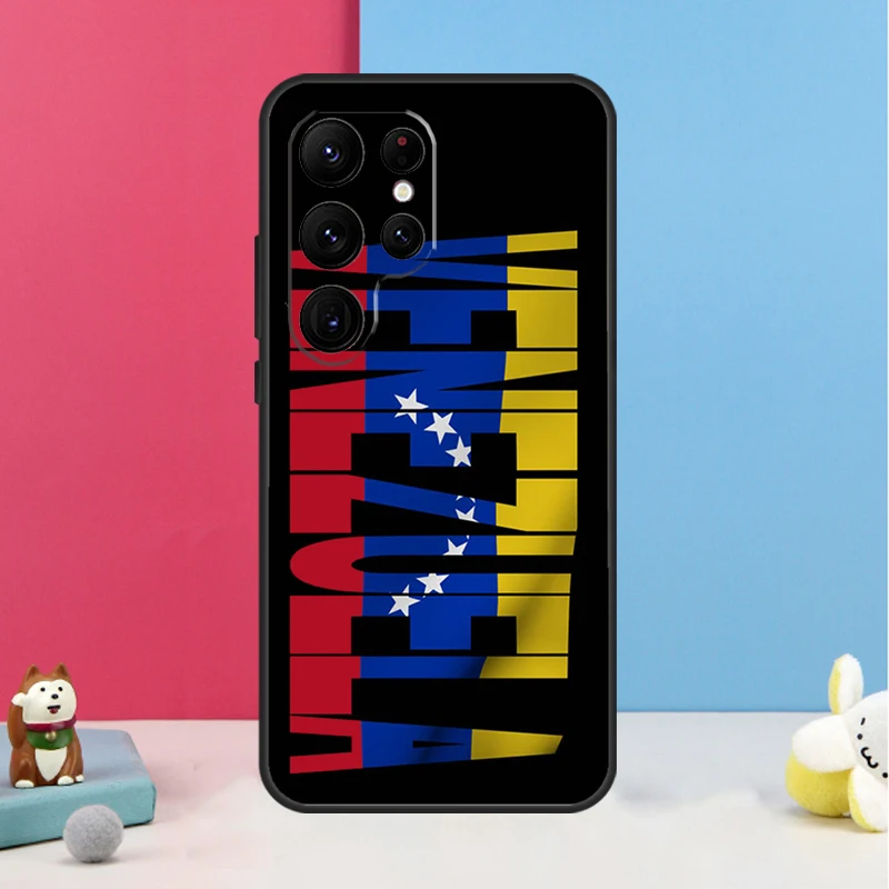 Etui z herbem wenezuela do Samsung Galaxy S22 S23 Ultra S9 S10 Plus Note 10 20 Ultra S20 S21 FE miękka okładka