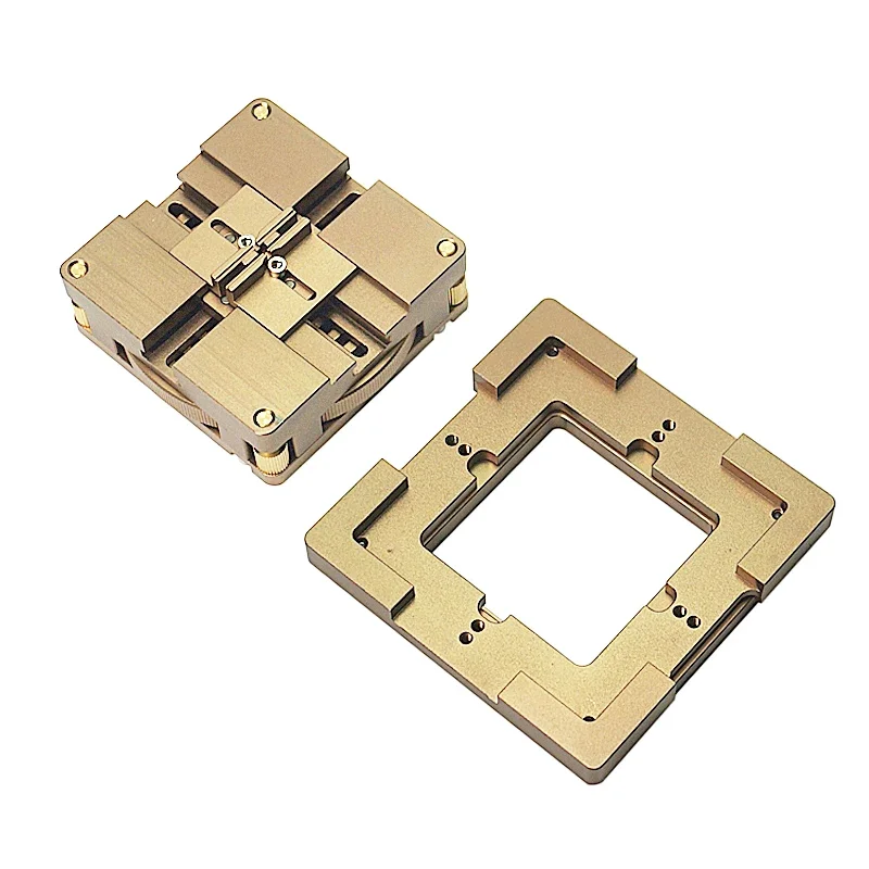 Imagem -04 - Estação de Reballing Bga de Alumínio Universal 80 mm 90 mm Ímã Ajuste Automático Suporte de Estêncil Bga Dispositivo de Suporte Chips Retangle