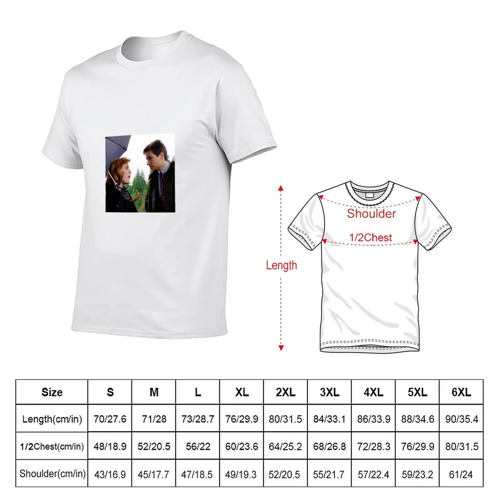 Mulder and Scully T-Shirt g man t shirts for men man t shirts for men cotton tshirt 100% T-shirt