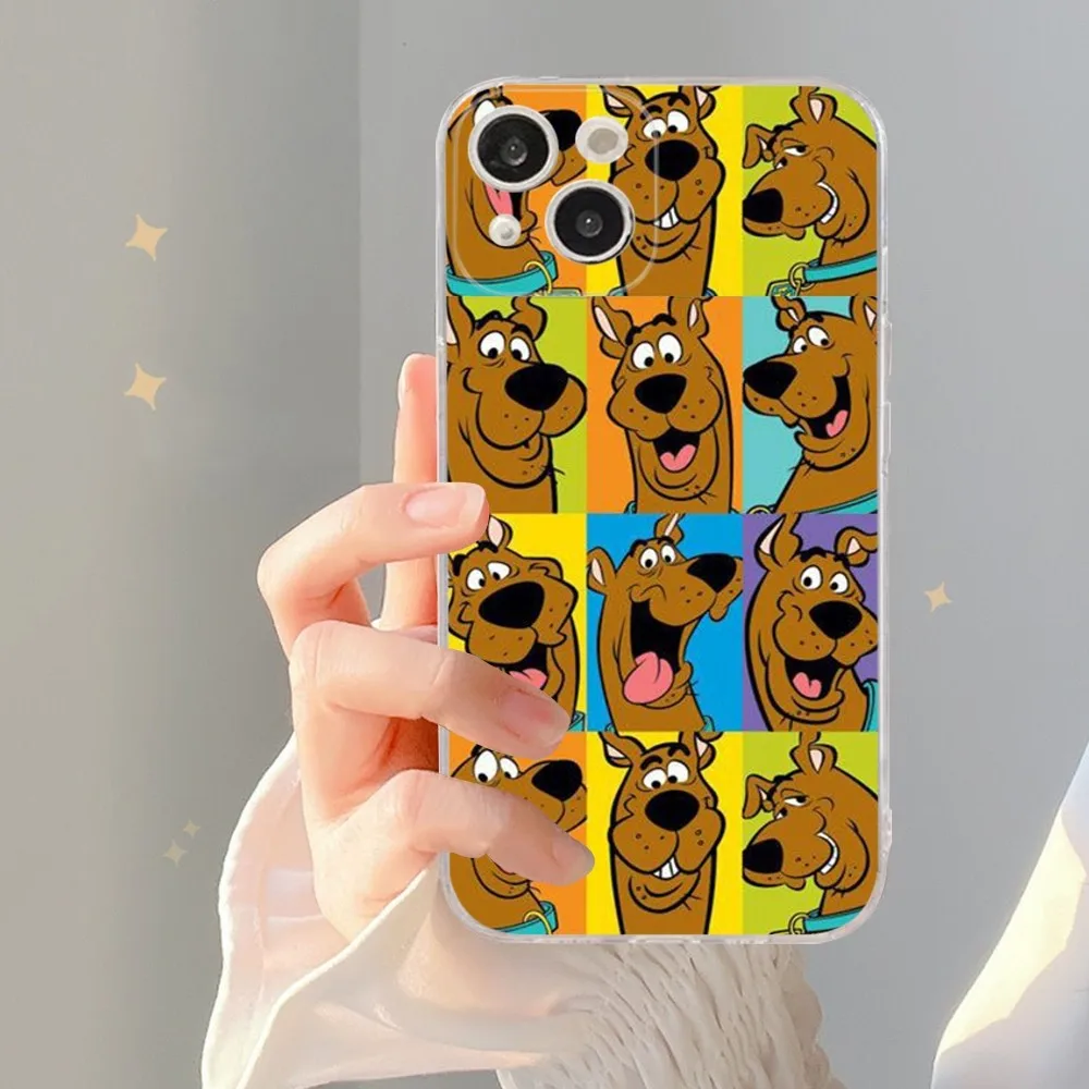 Cute cartoon anime dog Cushion Cover Silicone Soft for iphone 15 14 13 12 11 Pro Mini XS MAX 8 7 6 Plus X XS XR Cover