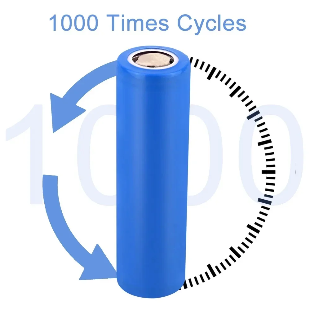 1-10PCS ICR18650 100% Capacity 2000mAh 3.7V 18650 Lithium Batteries INR 18650 20Q 1a 0.5c Dischargeable Li-ion Battery