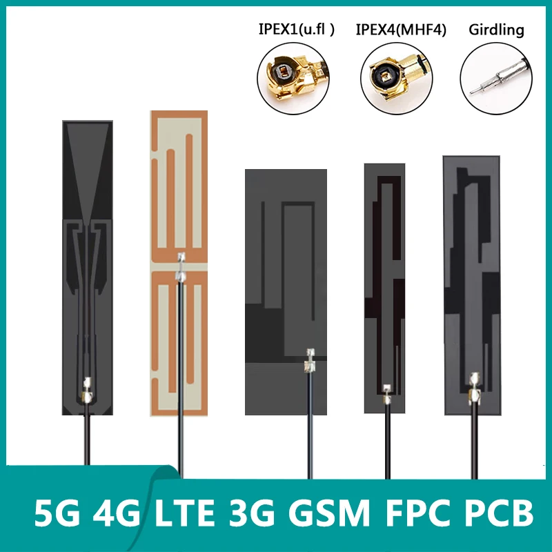 

10PCS 5G 4G LTE 3G GSM Internal FPC PCB Board Patch Antenna 600~6000Mhz Omni WiFi 8~10DBI Aerial Signal Ipex1 U.fl IPEX4 Mhf4