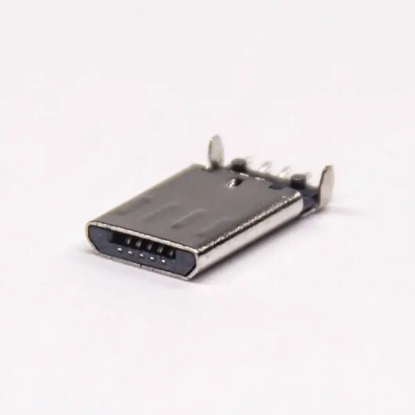Micro USB Type B Connector Right Angle Male SMD for PCB Mount