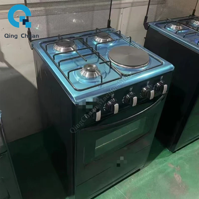 Kitchen Oven Embedded Multi Eye Four Stove Gas Stove Stove Connected Upright Barbecue 500 Wide Oven