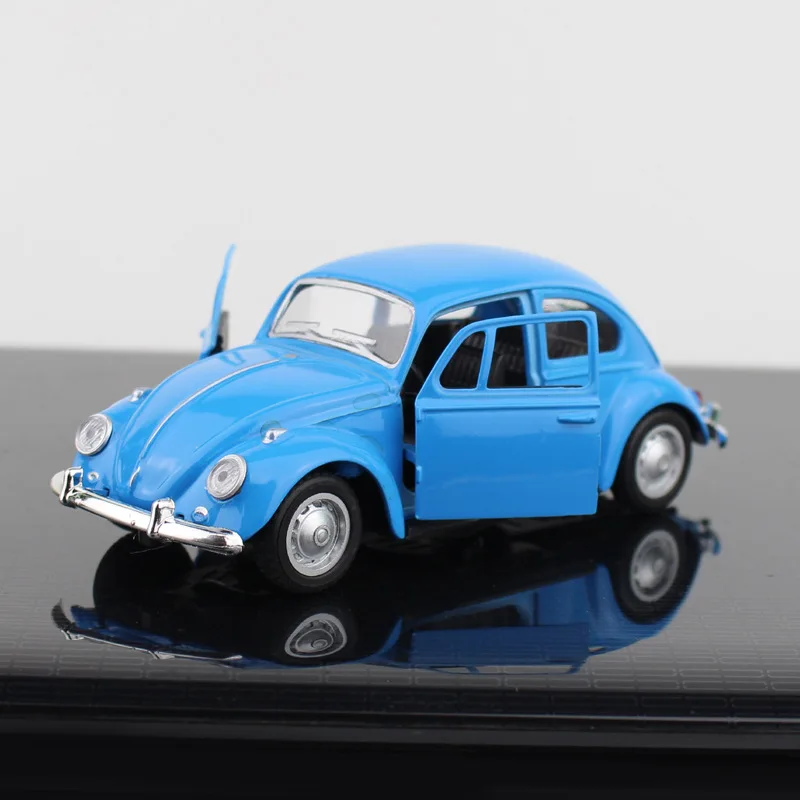 Newest Arrival Retro Vintage Beetle Diecast Pull Back Car Model Toy for Children Gift Decor Cute Figurines Miniatures