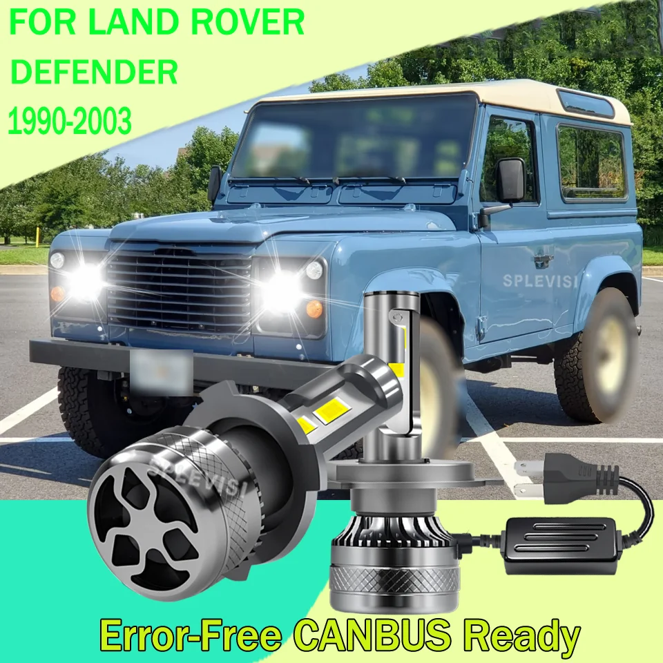 

2 шт. сменная лампа для автомобильных фар, 12 В, турболампа 6000 К CSP для LAND ROVER DEFENDER 1990 1991 1992 1993 1994 1995 1996-2003 гг.