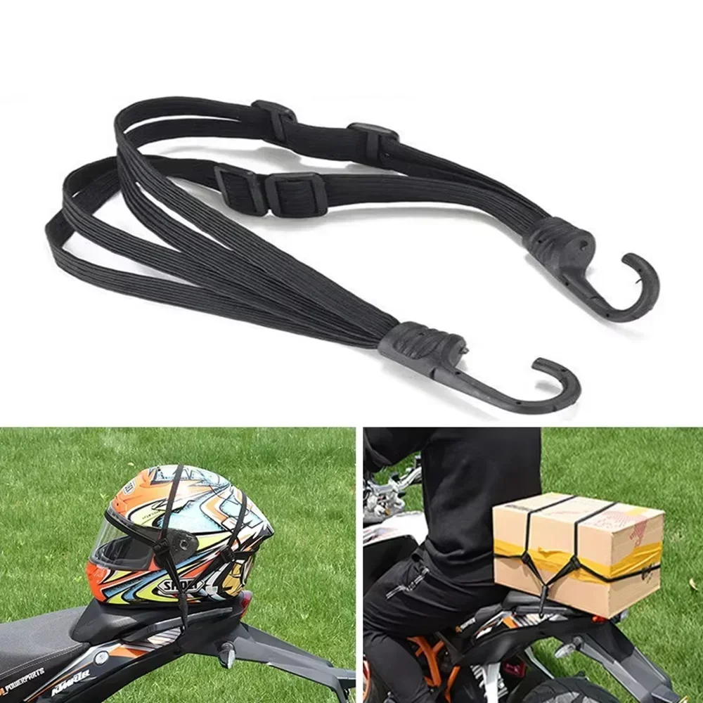 

New Motorcycle Luggage Strap Moto Helmet Gears Fixed Elastic Buckle Rope High-Strength Retractable Protective 60/90/120cm