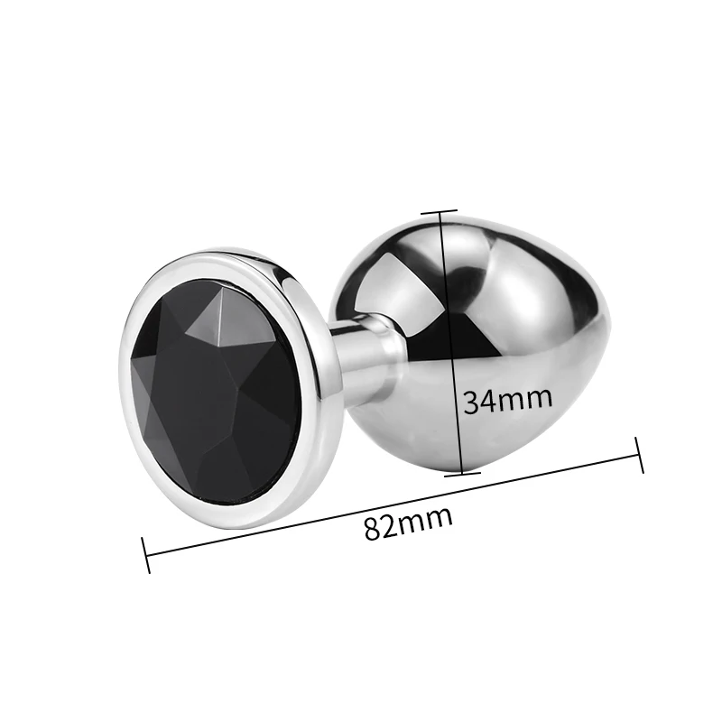 Size M Metal Anal plug butt plug Sex Toys Butt Toys For Women/Men/Couples Adults Game Masturbator Anal Diamond Sex Shop