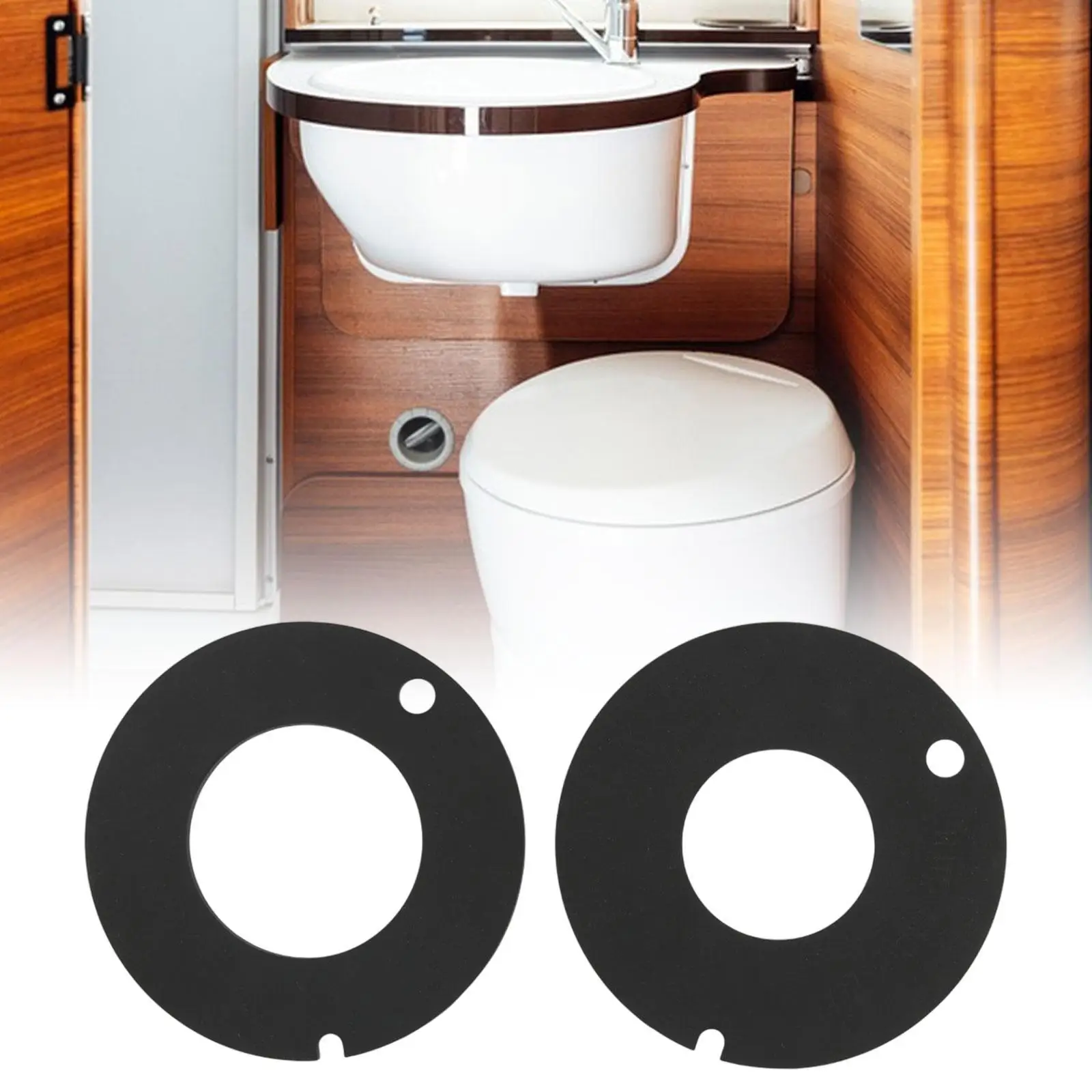 

RV Toilet Rubber Bowl Leak Seal Kit 385316140 Toilet Flush Ball Seal Replace Parts for Travel Trailers Rvs Campers Marine