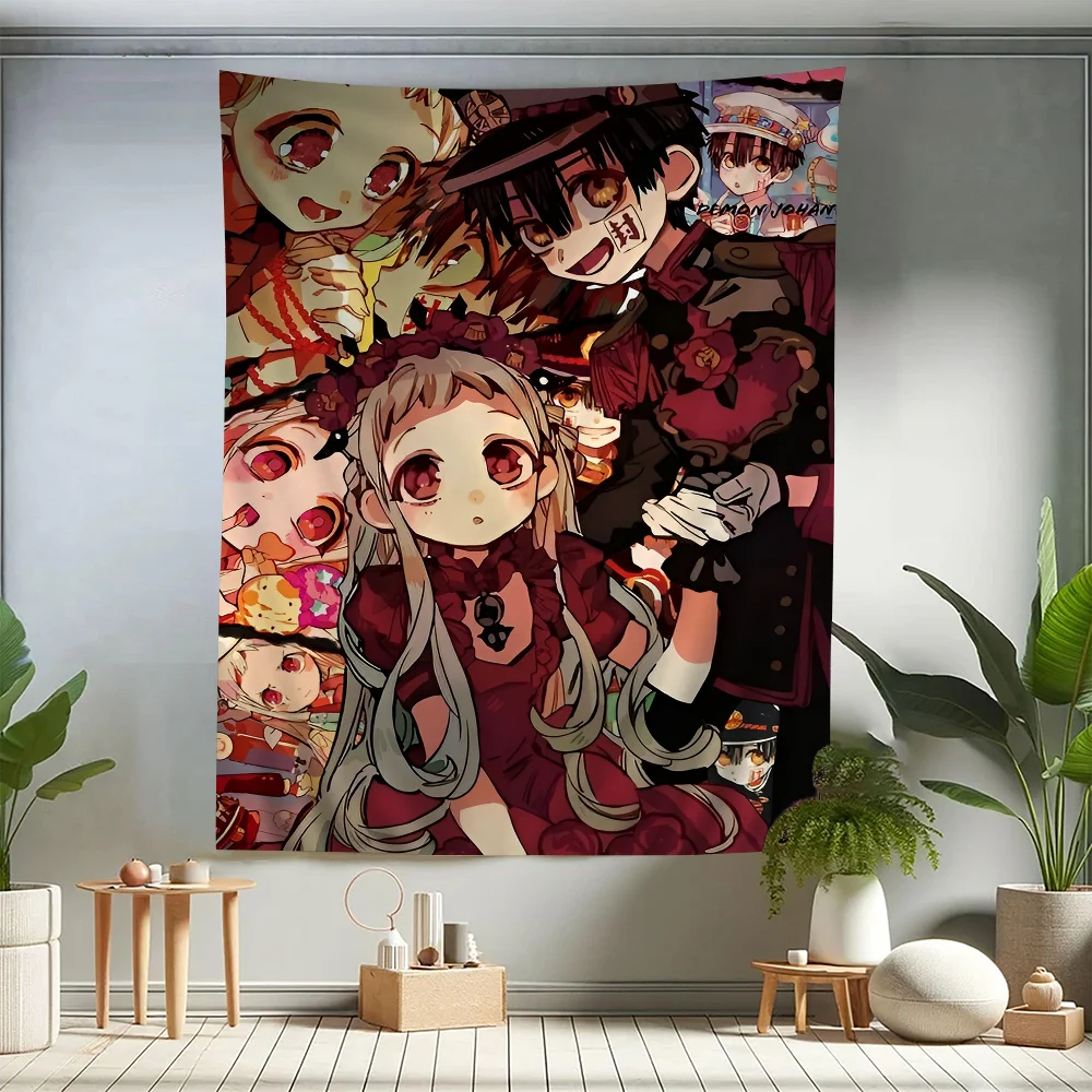 

Toilet-Bound Hanako-kun Cartoon Tapestry Home Decoration Hippie Bohemian Decoration Divination Home Decor