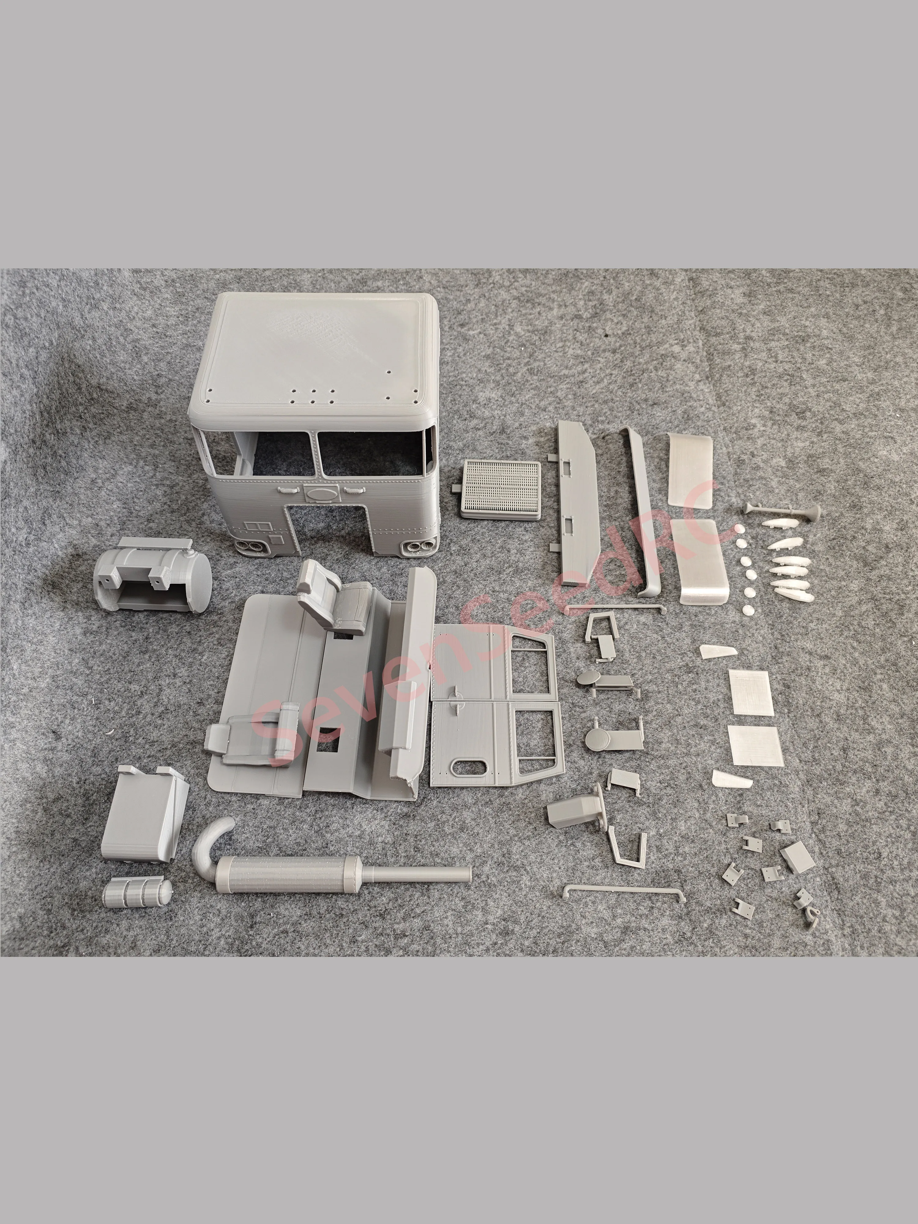 3d Printed Truck Cab Kit Peterbilt 352 1/14 For Fmx Static Dot Model JDM-110 Tamiya Lesu Lxy Scaleclub