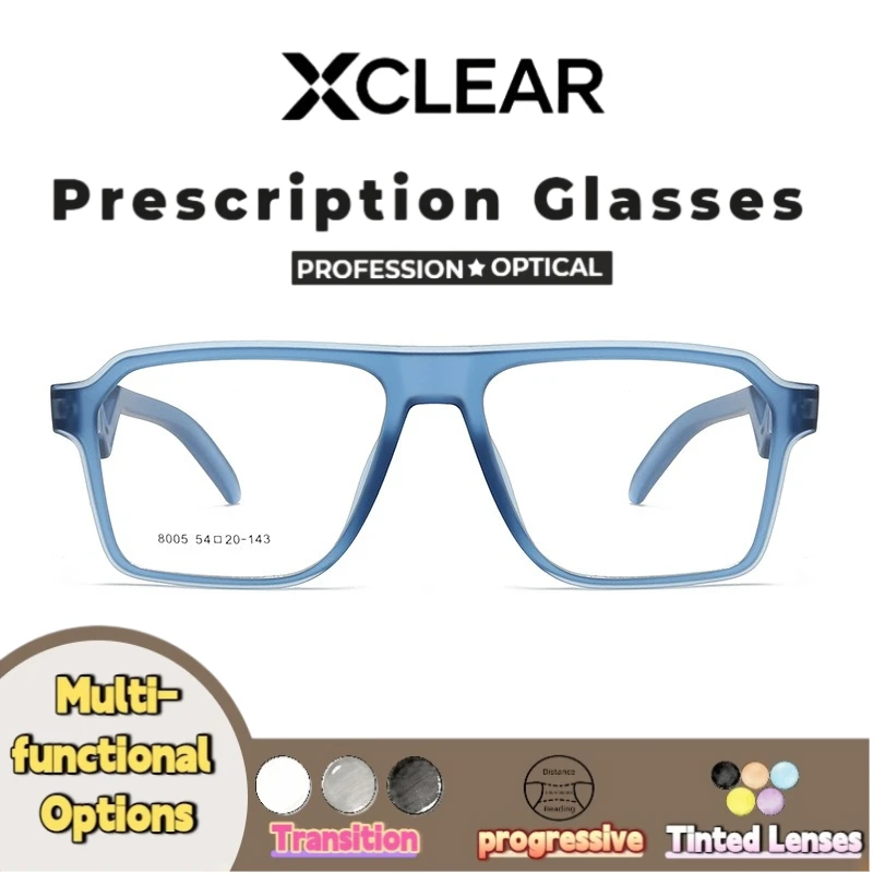 Xclear Sports Glasses Light Comfortable Durable Photochromic Polarized Myopia/Hyperopia astigmatism Prescription progressive