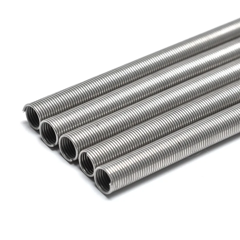 Yiqianyuan 1Piece/lot Wire Diameter 0.2mmto1.0mm SUS304 Stainless Steel Super Long Tension Spring Extension Spring Length 2000mm