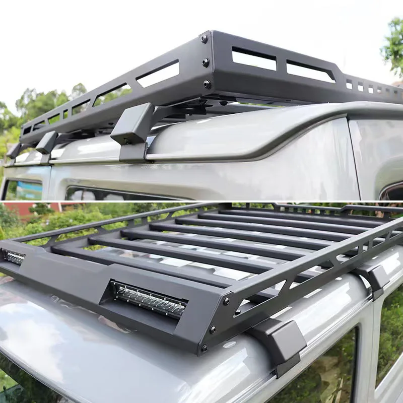 For Suzuki Jimny JB64 JB74 2019 2020 2021 22 Top Roof Rack Rail Luggage Cross Bar Rail Boxes Basket High Quality Aluminum Alloy