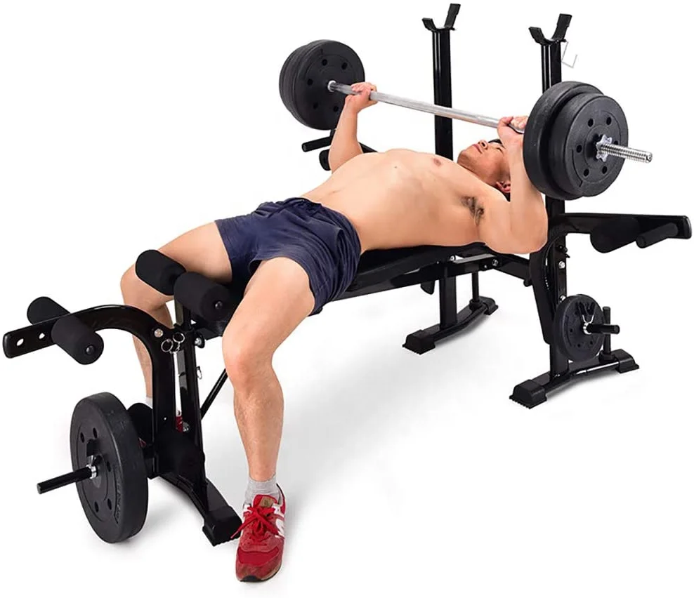 Multi-functional Home Fitness Workout Folding Adjustable Weight Dumbbell Lifting Bench Gym Equipment Adjustable Weight Bench