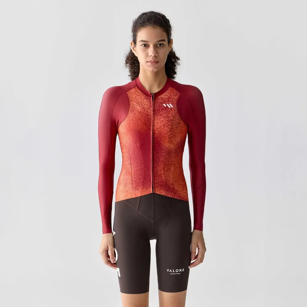 Maillots de Ciclismo de Manga Larga para Mujer - Camisetas de Ciclismo con Logotipo Personalizado, Tops para Bicicleta de Carretera, Uniformes Sublimados y Ropa de Marca Privada
