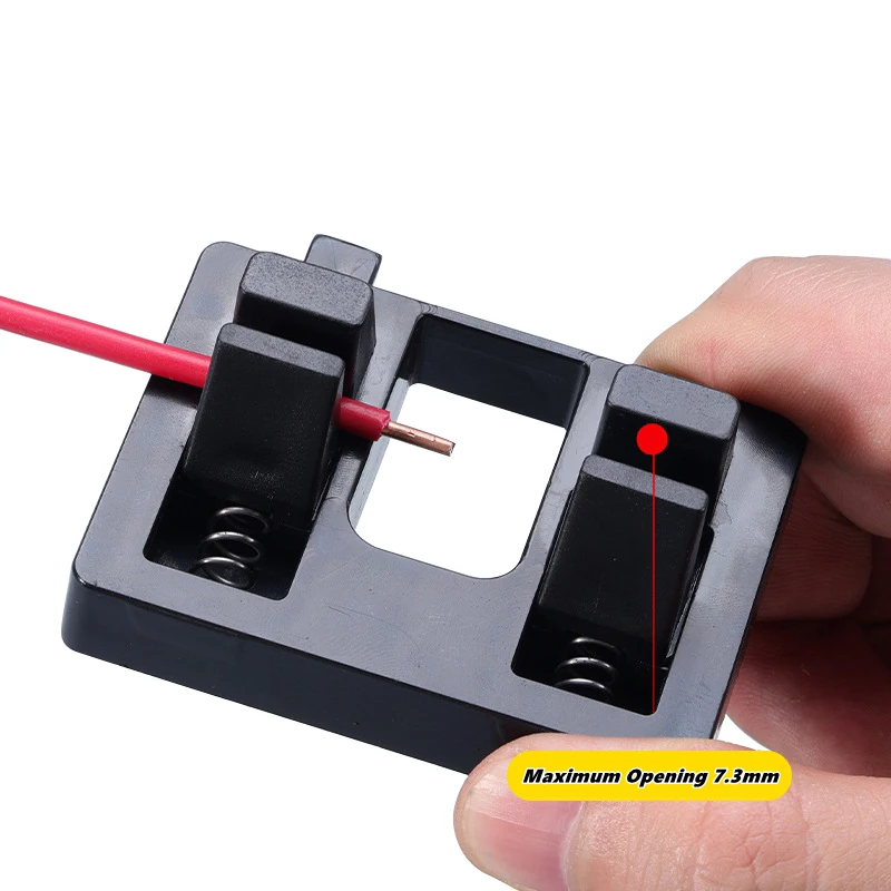 ABS سلك تركيبات لحام محطة لحام مقاومة درجات الحرارة العالية لسلك سميك ورقيق مشابك كابلات أدوات إصلاح اللحام #4