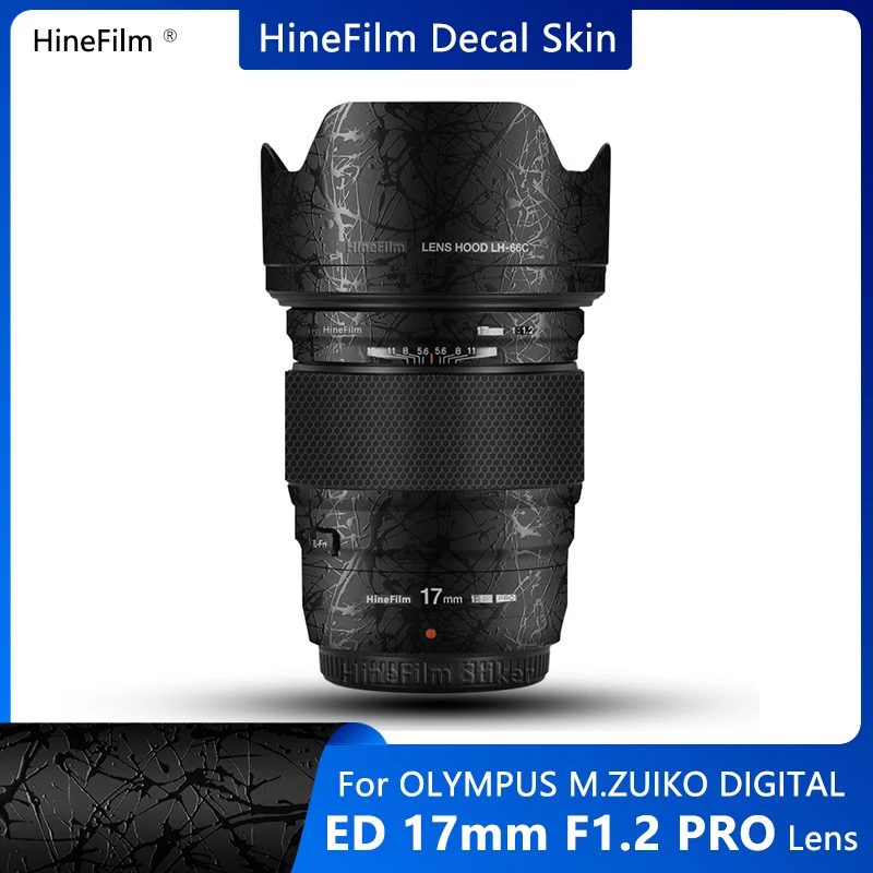 

Hinefilm Skin for Olympus 17 F1.2 pro Lens Decal Skin for Olympus 17mm f1.2 PRO Lens Wrap Cover 17F1.2 pro Sticker 17 1.2 Film