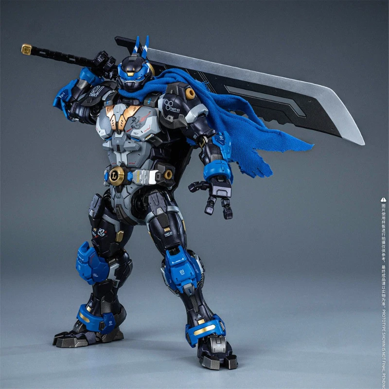 In stock Alloy Mecha Ninja Turtles Leonardo 40th Anniversary Edition Ambush Night Tour Turtle