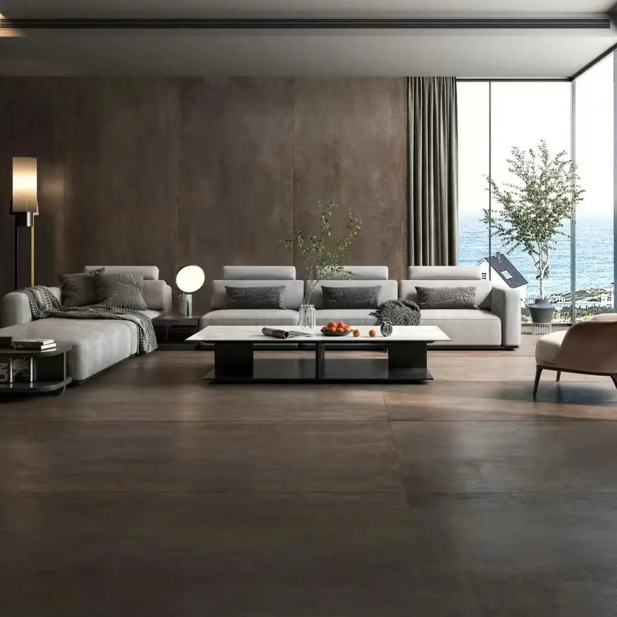 Slate slate background wall 1600X3200 living room TV marble striped decorative board home board