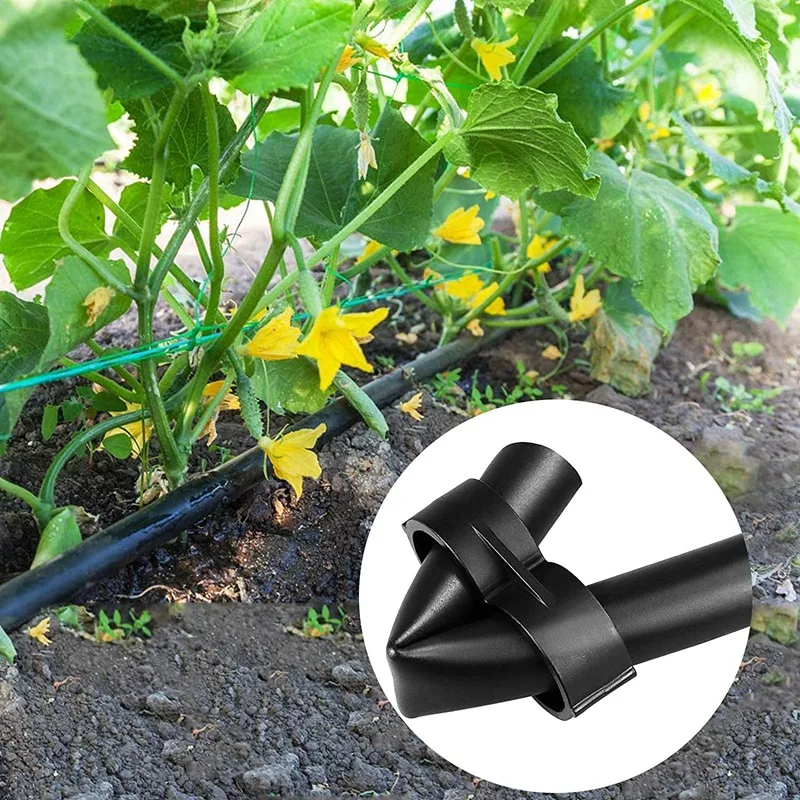 30 pz 1/2 pollici gocciolamento tubo chiusura terminale irrigazione a goccia tubo terminale raccordo per giardino sistema di irrigazione agricola